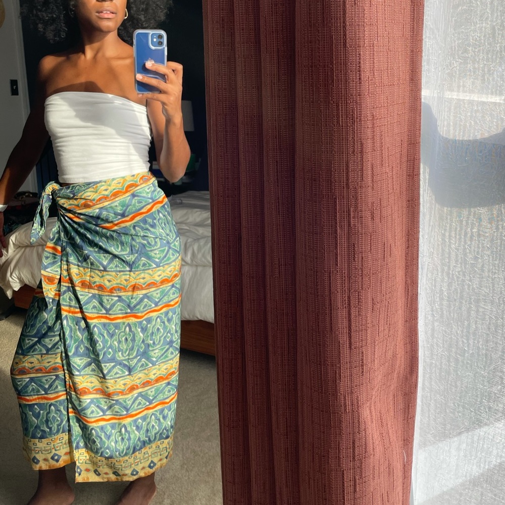 Wrap High Waist Skirt
